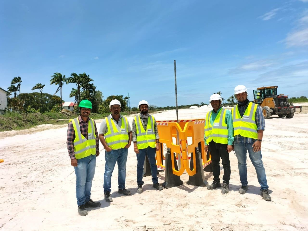 SRGPL field team on site in Georgetown, Guyana