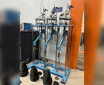 Consolidation test set-up