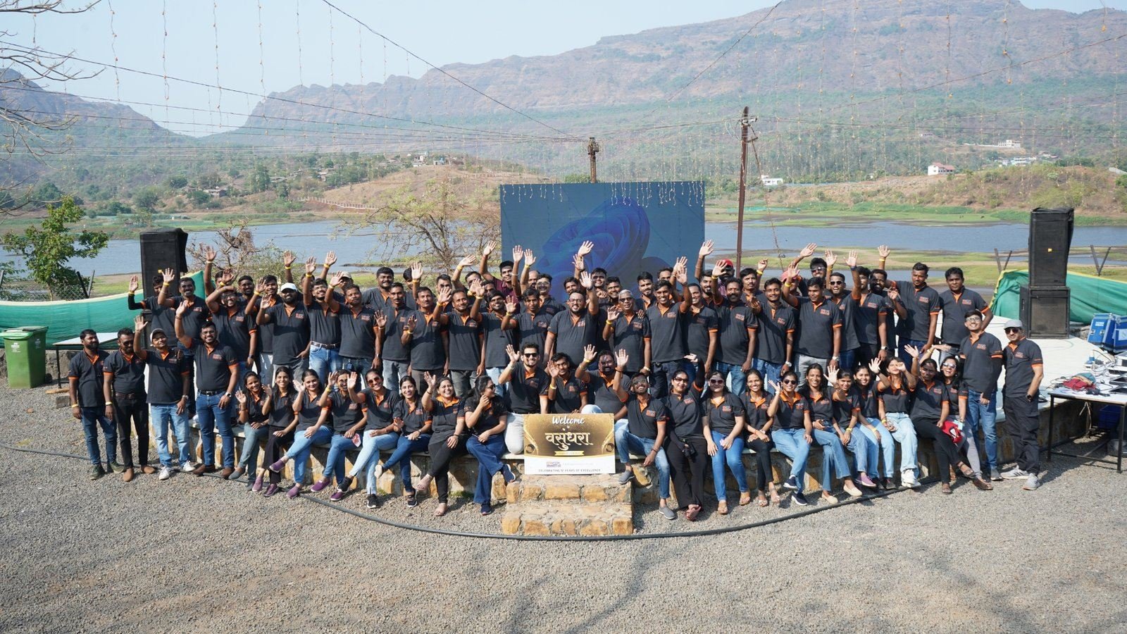 SRGPL team at the Vasundhara 2025 corporate event